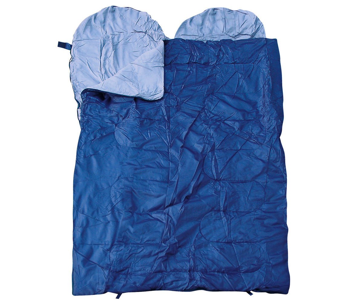Doppel Schlafsack blau