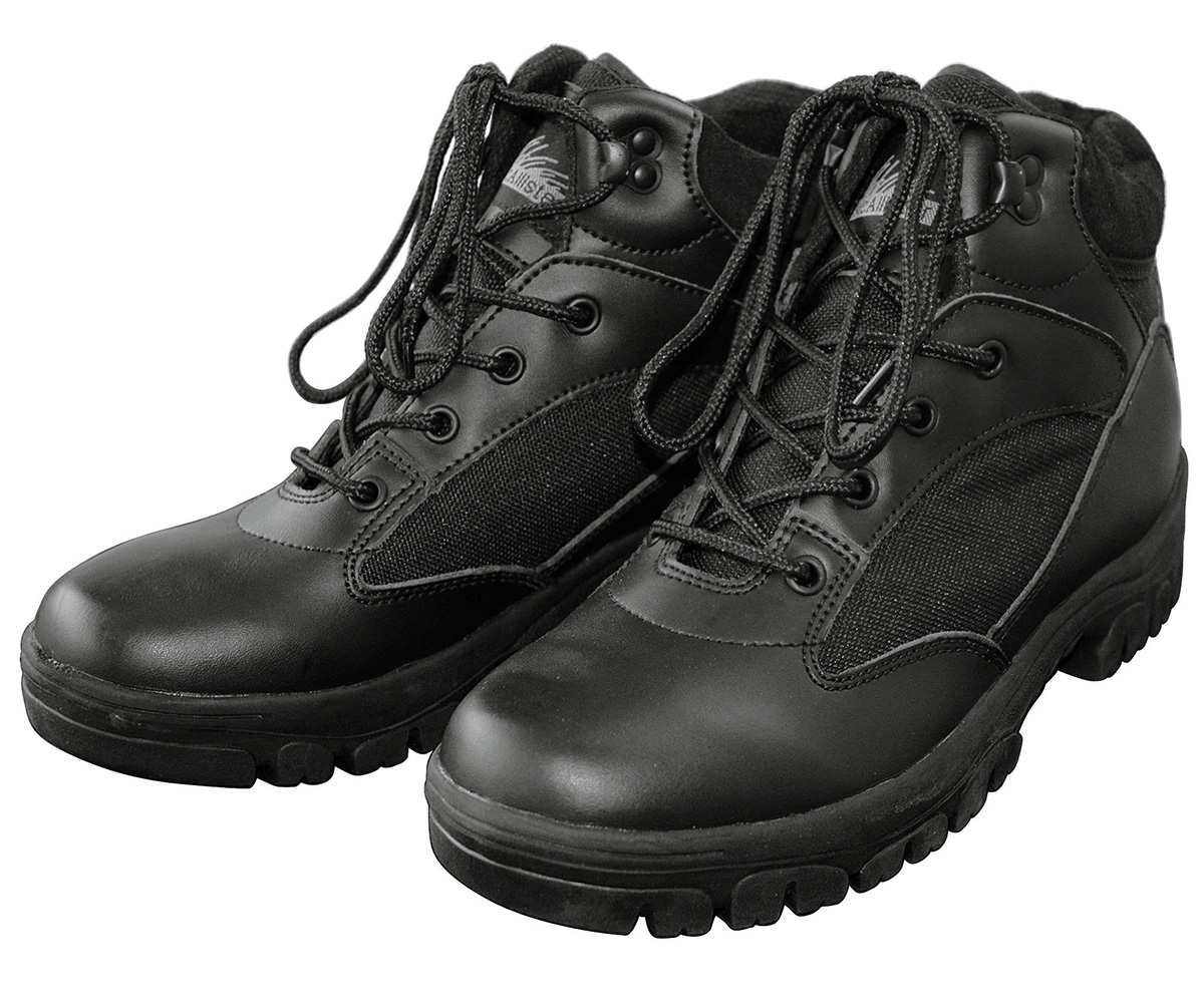 Semi Cut Outdoor Boots schwarz