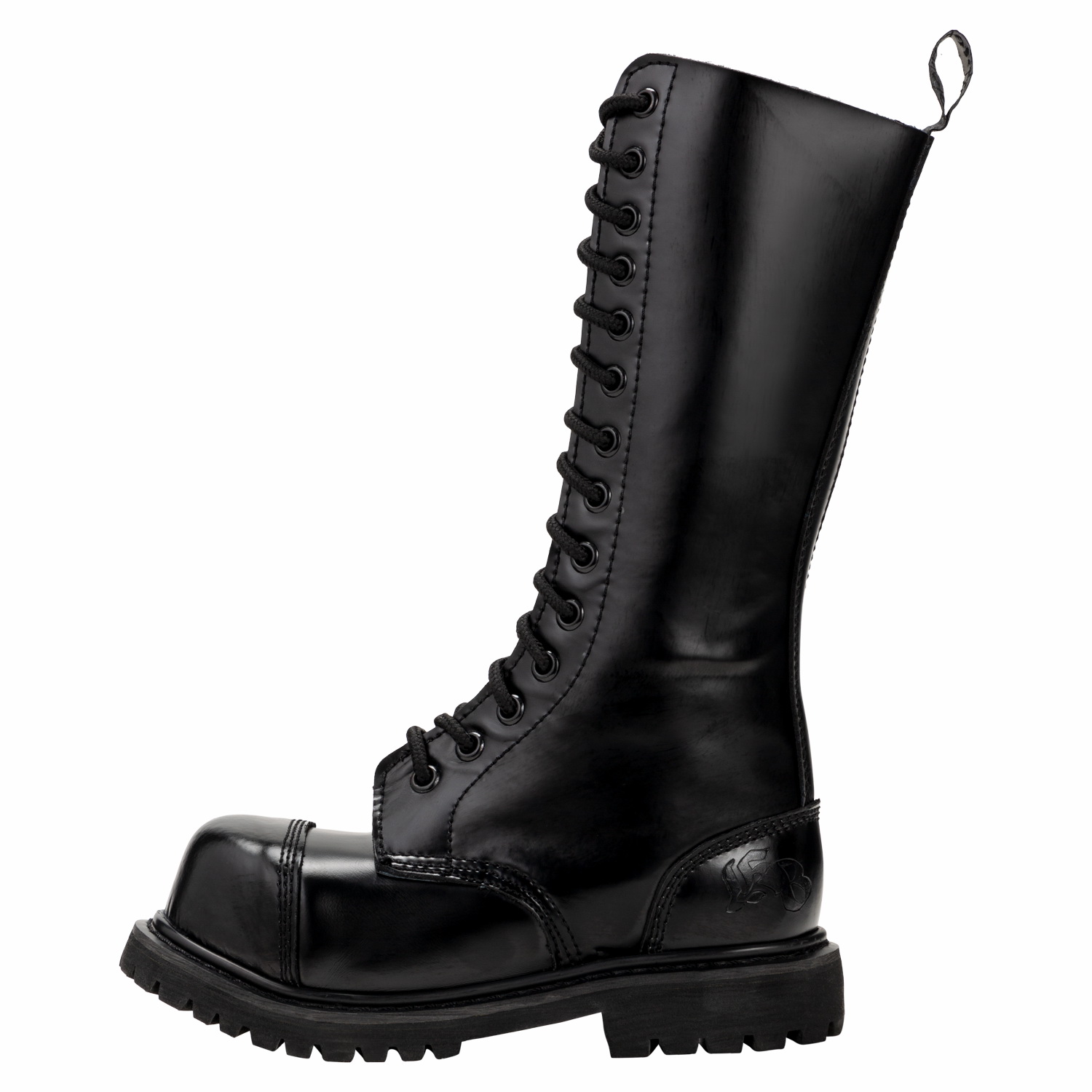Ranger Boots Knightsbridge-Gothic Style Boots 3-Loch mit Stahlkappe schwarz neu 