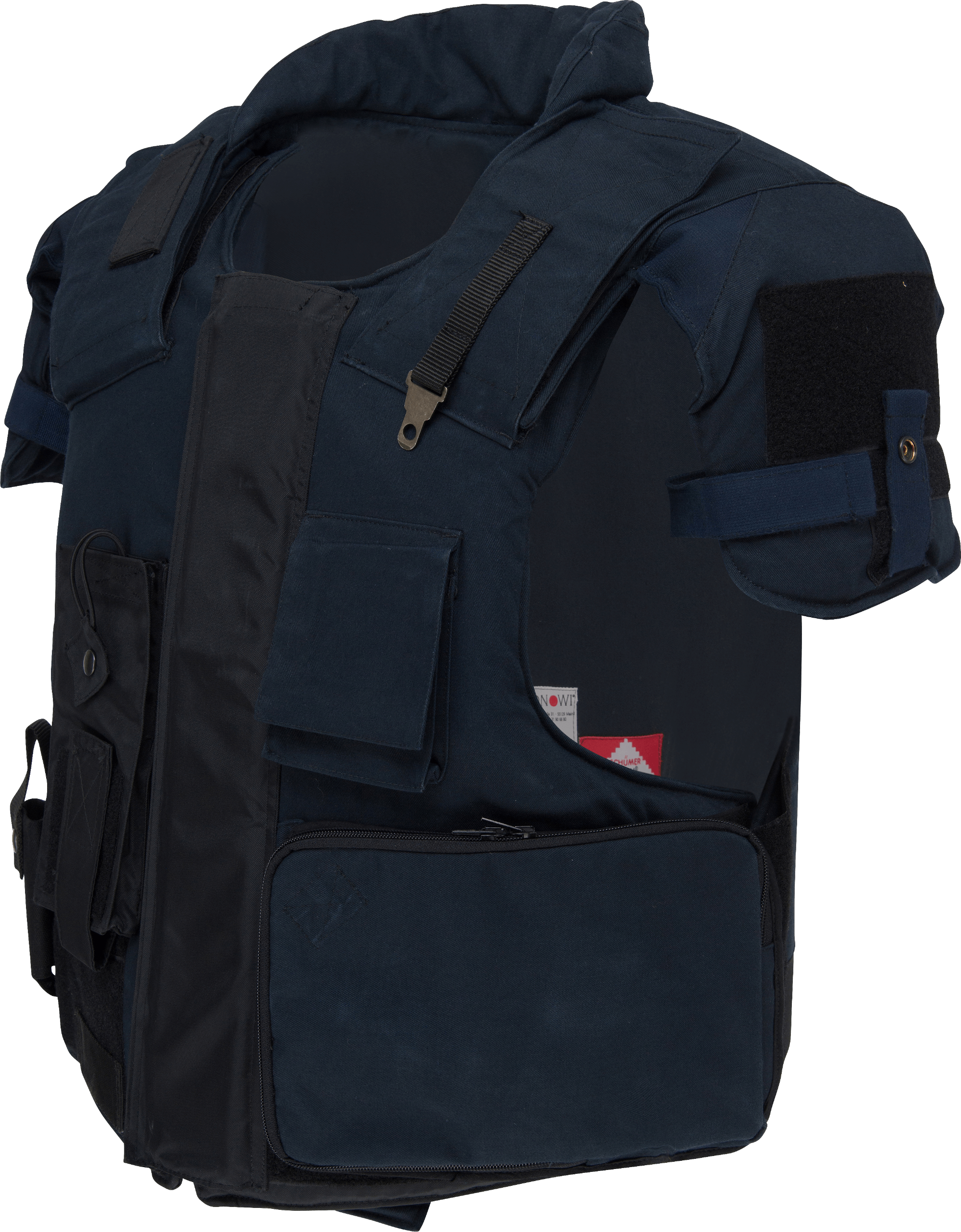 Schlag- und Stichschutz-Weste, original Polizeimodell, gebraucht, Bestzustand, mit Transport-Tasche