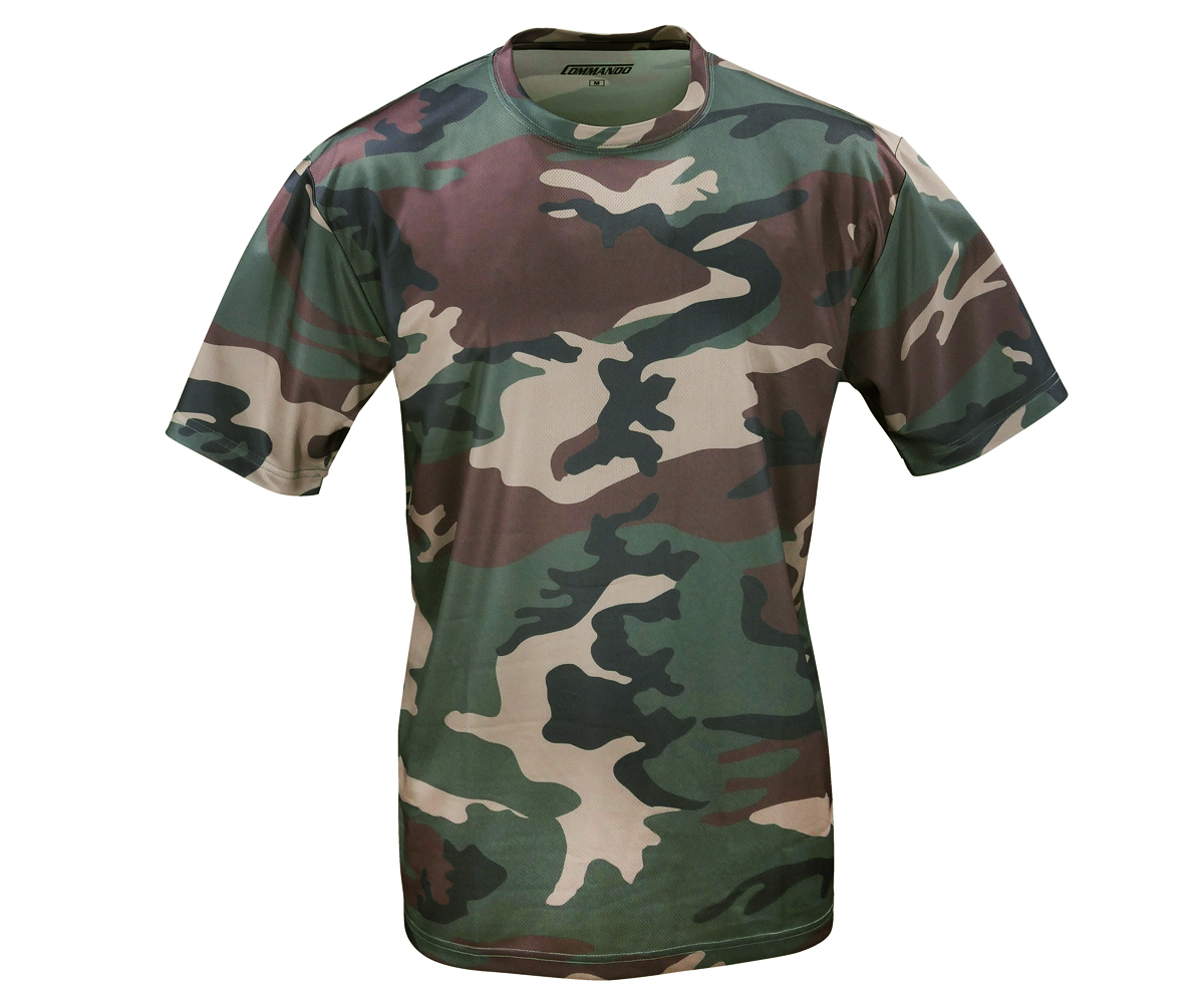 Tactical Funktions T-Shirt QuikDry woodland