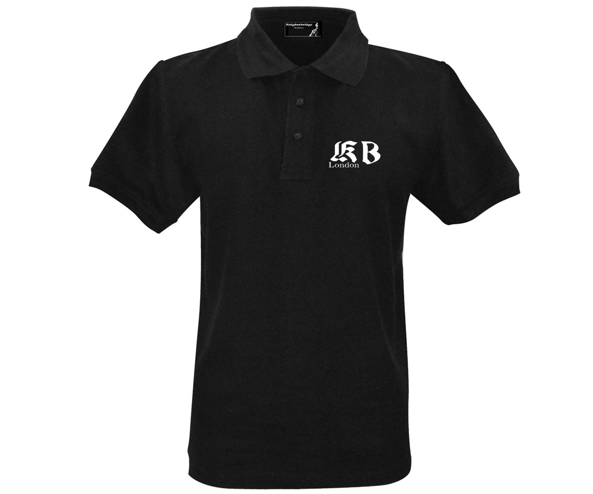 Polo Shirt KB Logo schwarz