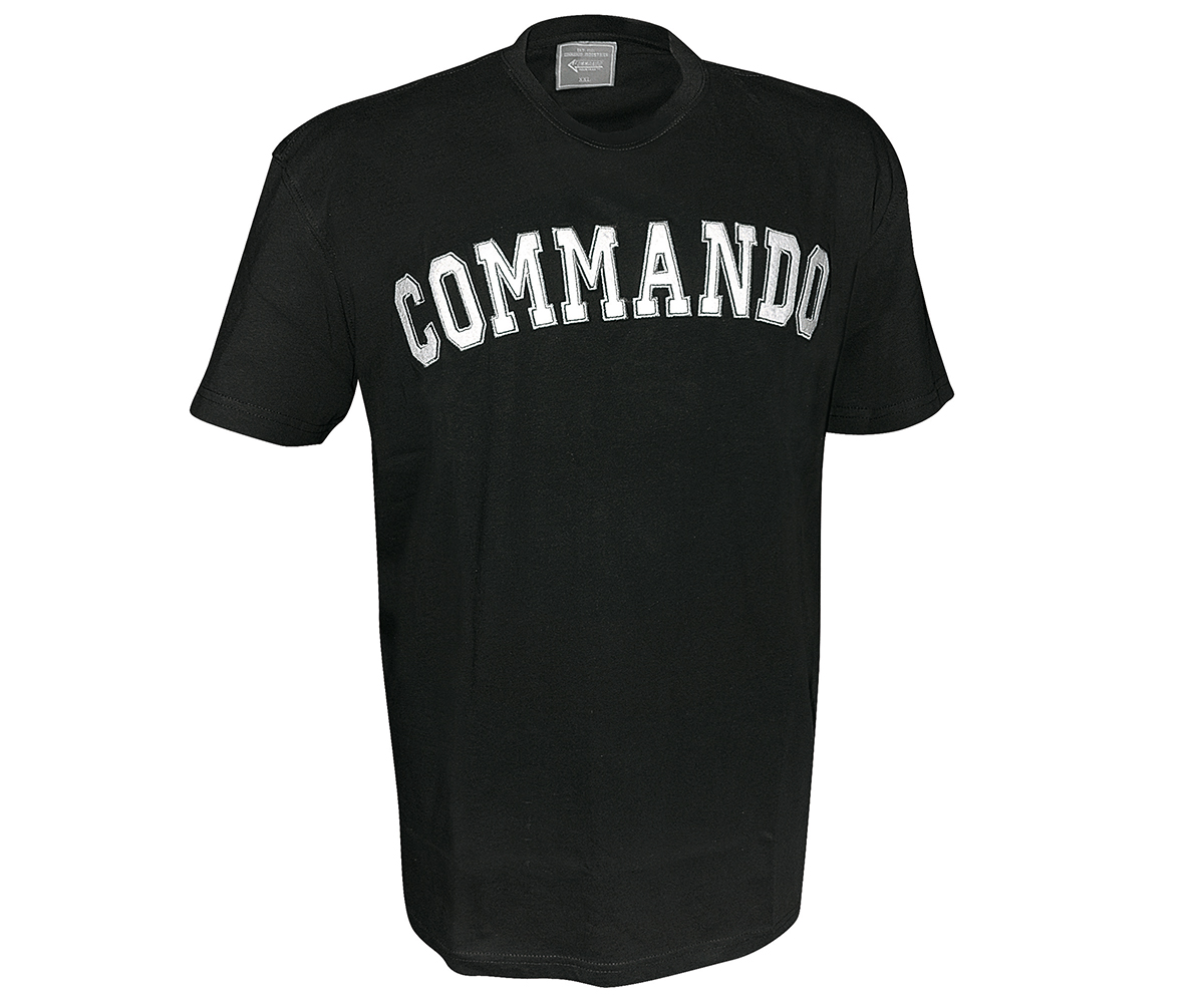 Commando APP T-Shirt schwarz